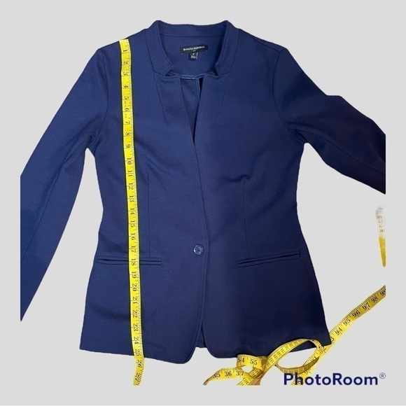 Banana Republic blazer suit jacket navy blue size small - Picture 11 of 12